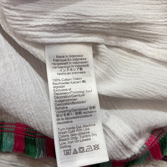 NWT J. Crew Factory Fringe Beach Tunic Sz M - Picture 10 of 10